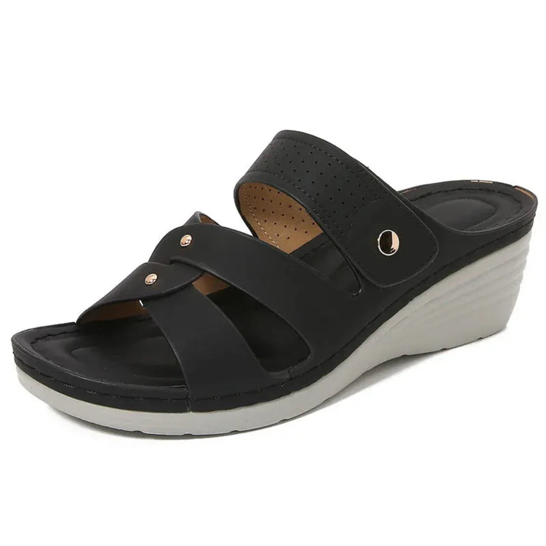 Buckle Strap High Heel Sandals - EasyApparels