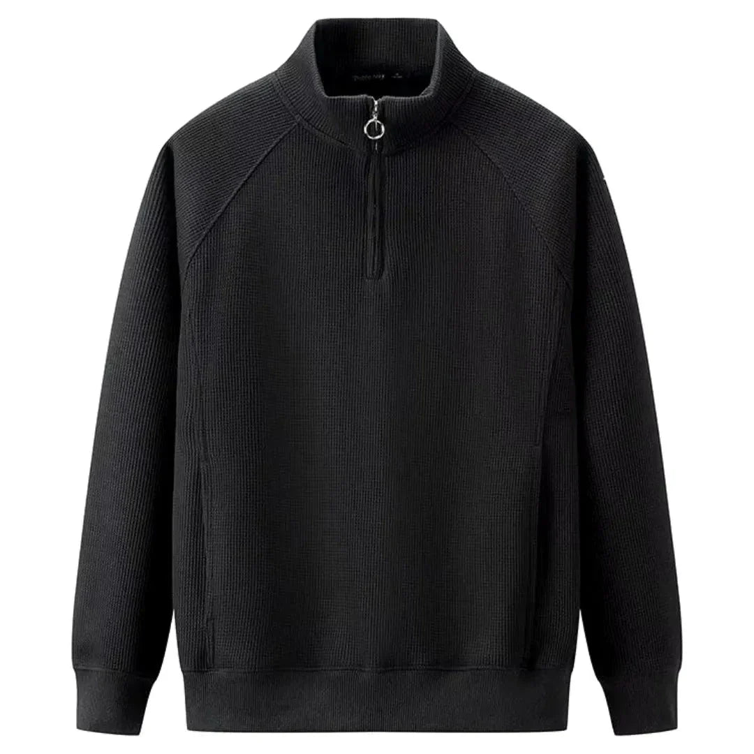 Cozy Textured Crew Neck Sweatshirt