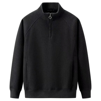 Cozy Textured Crew Neck Sweatshirt