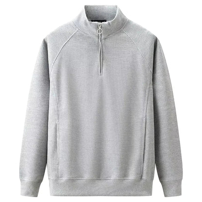 Cozy Textured Crew Neck Sweatshirt