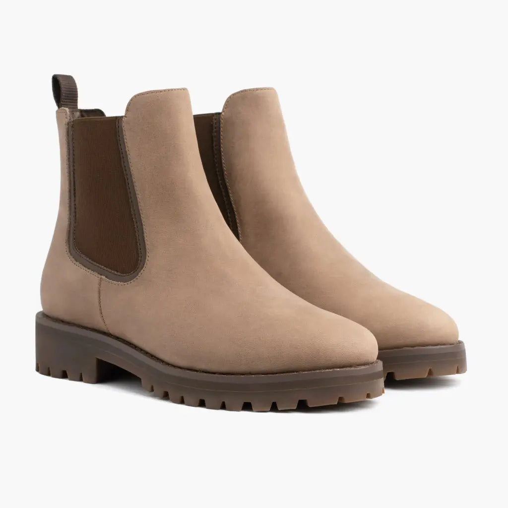 Stylish Women's Ankle Boots - Comfortable Block Heels