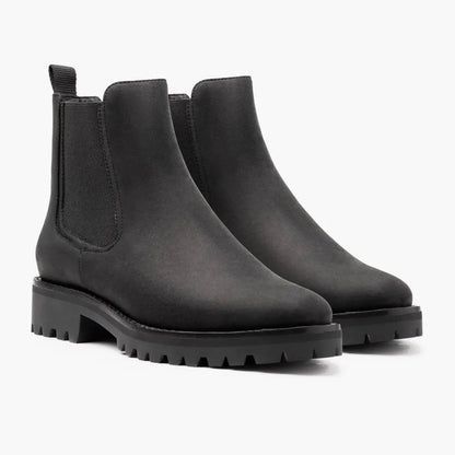 Stylish Women's Ankle Boots - Comfortable Block Heels