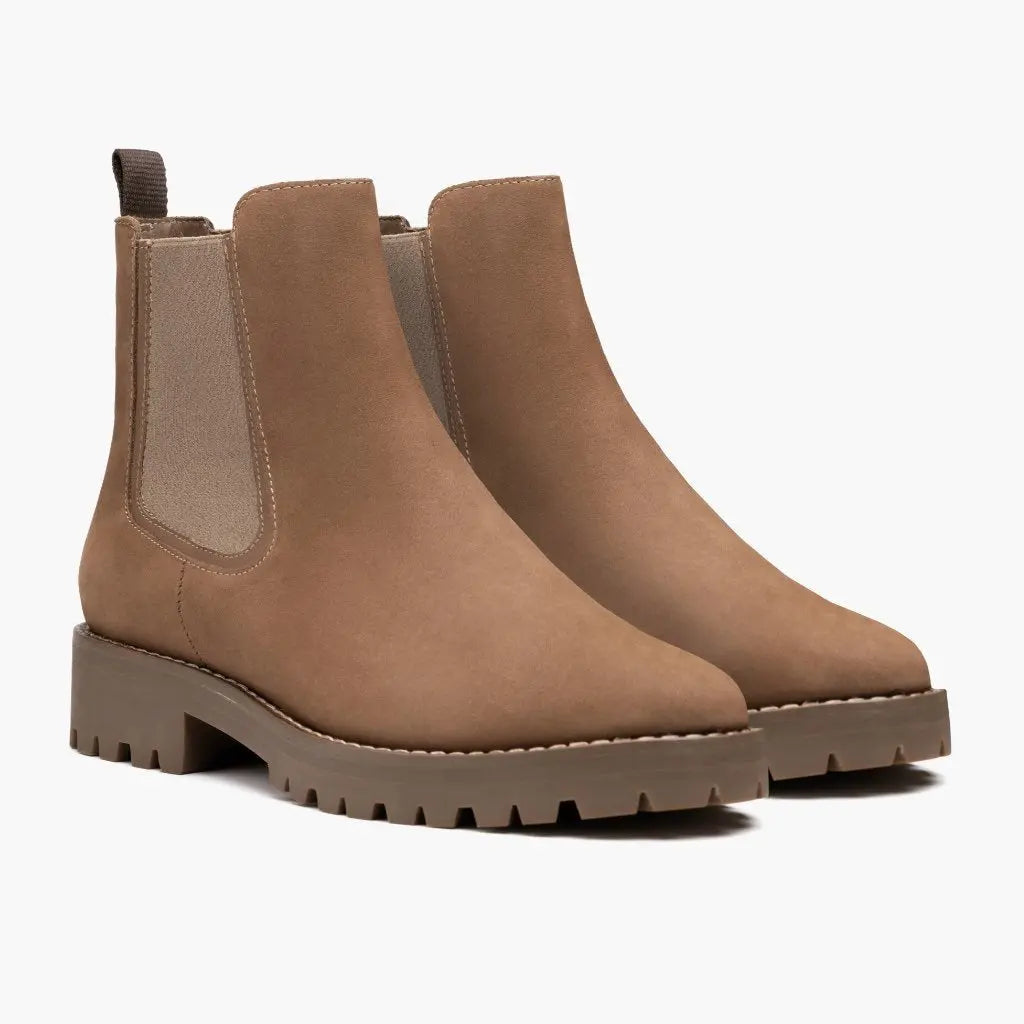 Stylish Women's Ankle Boots - Comfortable Block Heels
