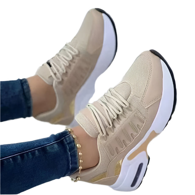 Relaxed Fit Sneakers - Soft Breathable Shoes