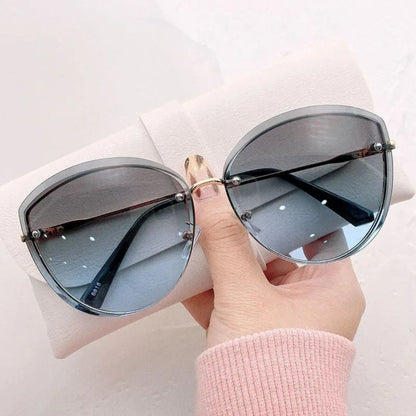 Chic Frameless Women's Cat Eye Shades