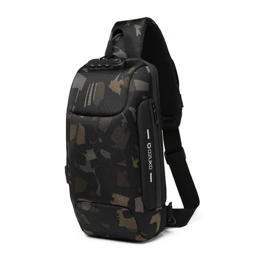 Secure Crossbody Travel Purse with USB Charging Port