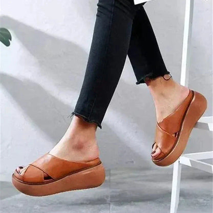 Comfortable Buckle Strap High Heel Sandals