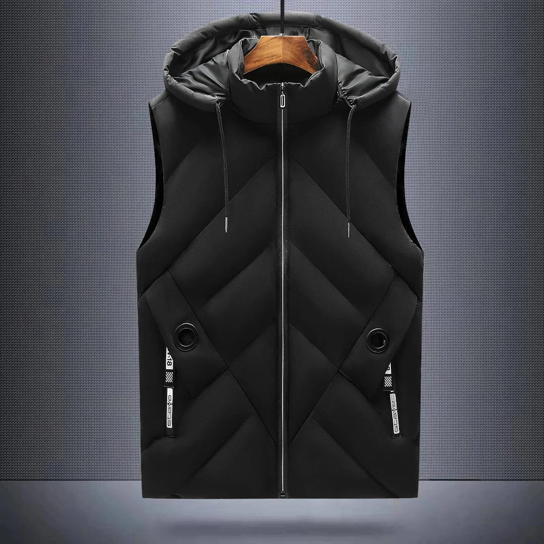 Warm Waterproof Hooded Gilet