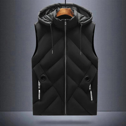 Warm Waterproof Hooded Gilet