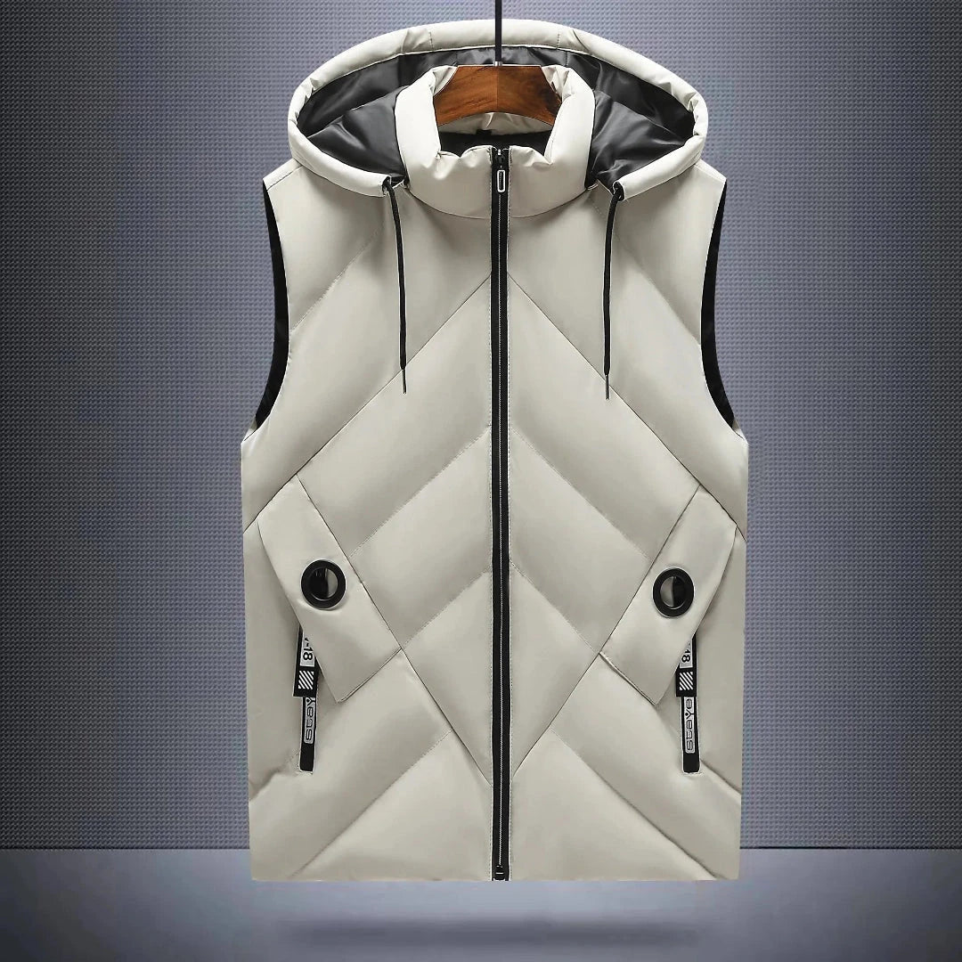 Warm Waterproof Hooded Gilet