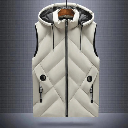 Warm Waterproof Hooded Gilet