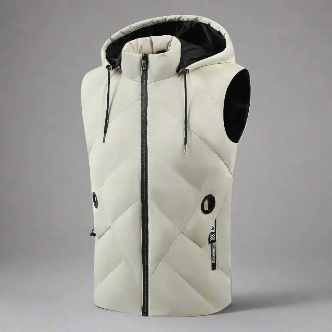 Warm Waterproof Hooded Gilet - EasyApparels