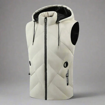 Warm Waterproof Hooded Gilet - EasyApparels