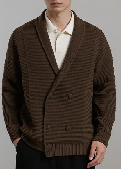Classic Button Front Knit Cardigan - Vossary