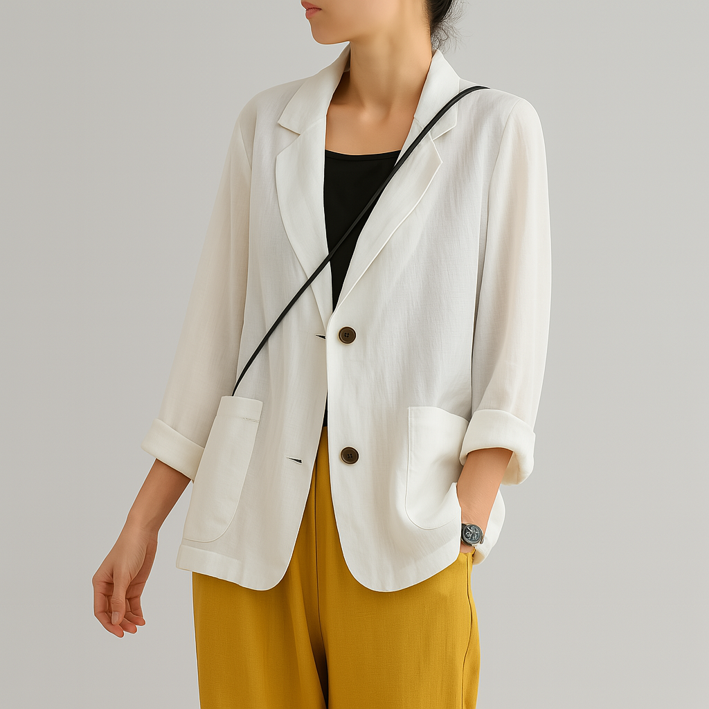 Comfortable Classic Cotton Jacket - Vossary