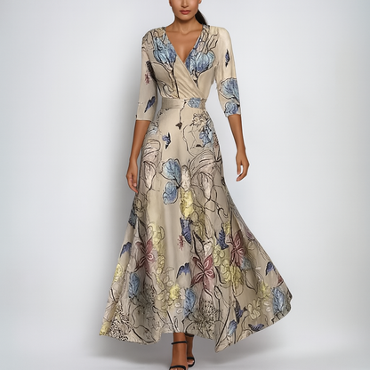Lightweight Casual V-Neck Summer Dress