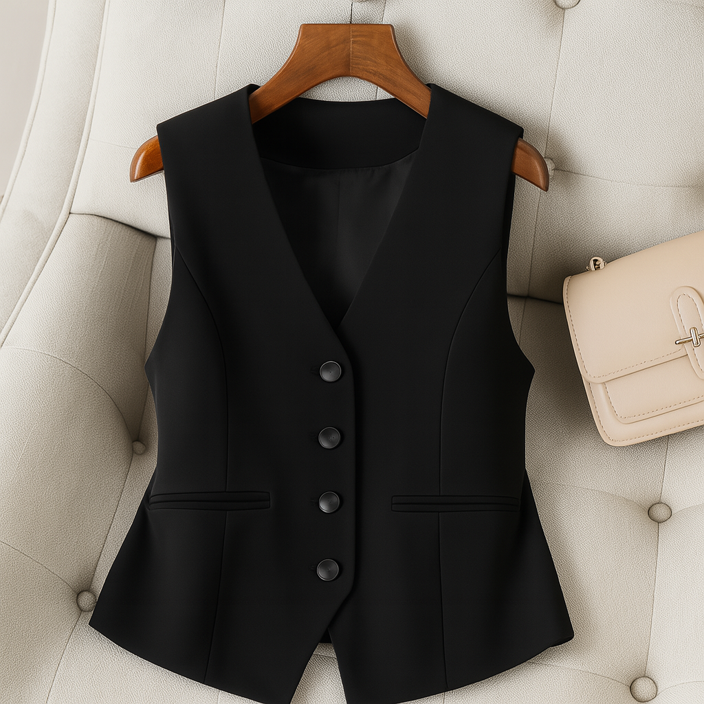 Classic Ladies Waistcoat Jacket - Vossary