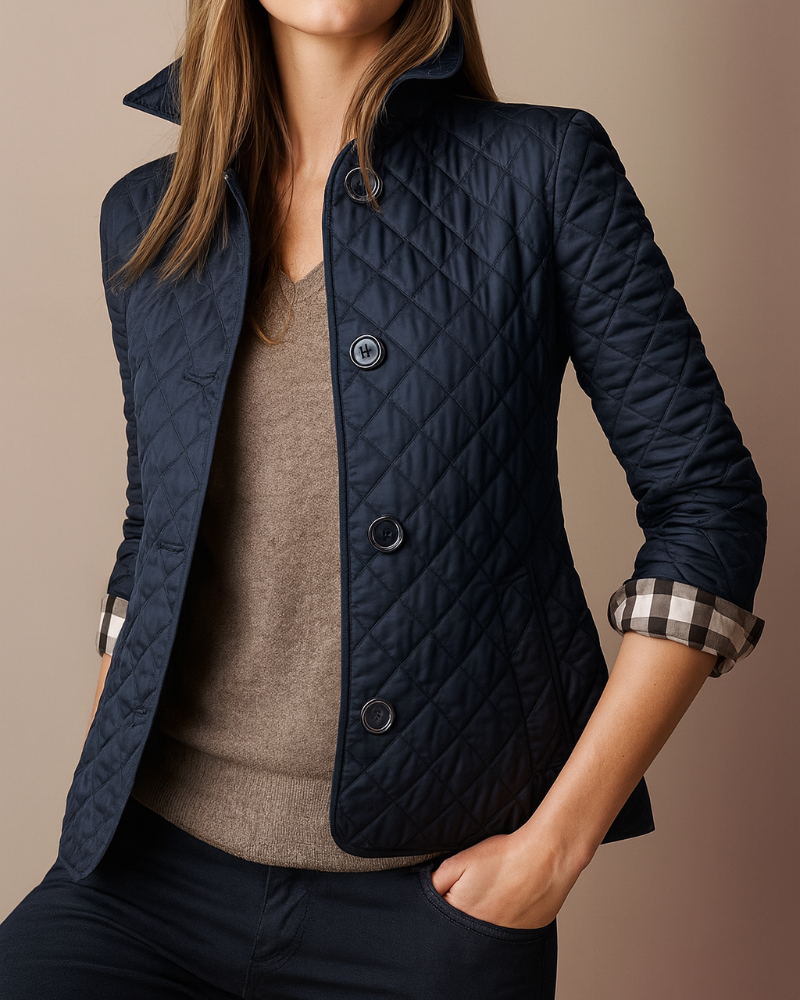 Ladies Padded Parka Coat - Vossary