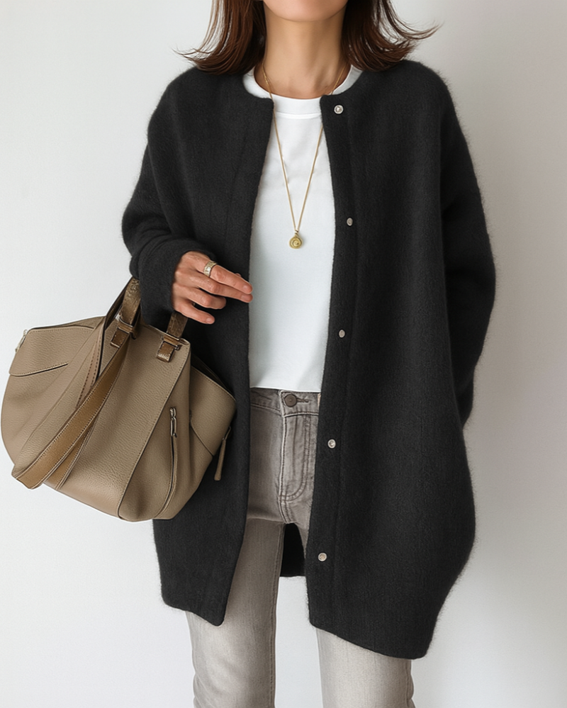 Women's Warm Casual Knit Sweater Jacket