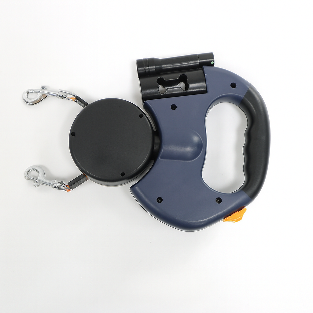 Adjustable Double Dog Leash with Swivel Clip