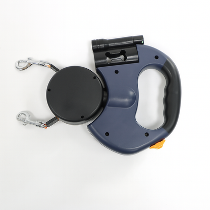 Adjustable Double Dog Leash with Swivel Clip