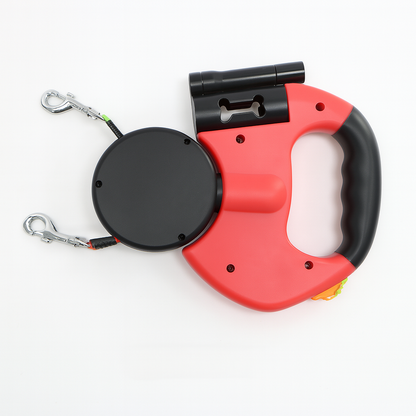 Adjustable Double Dog Leash with Swivel Clip