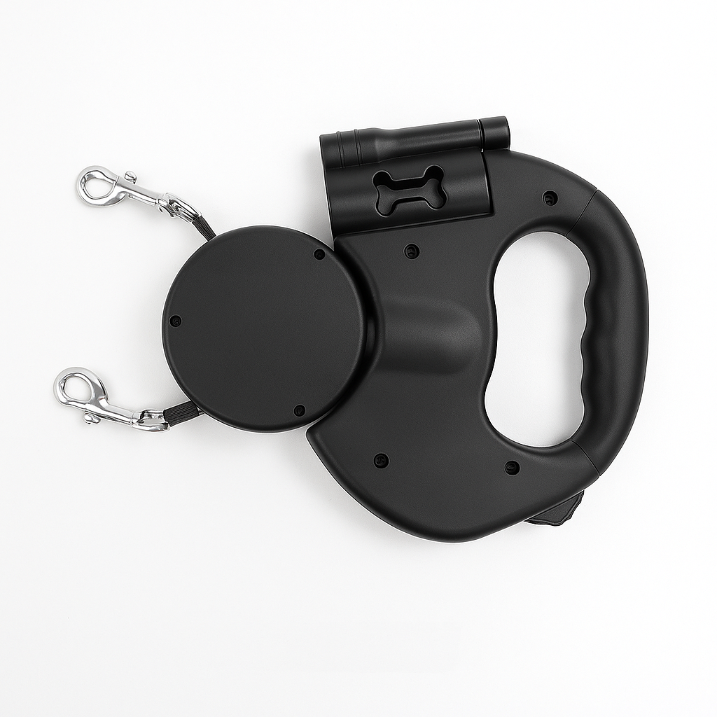 Adjustable Double Dog Leash with Swivel Clip