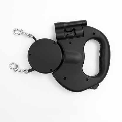 Adjustable Double Dog Leash with Swivel Clip