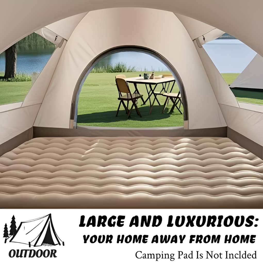 Easy Fast Pitch Waterproof Camping Tent