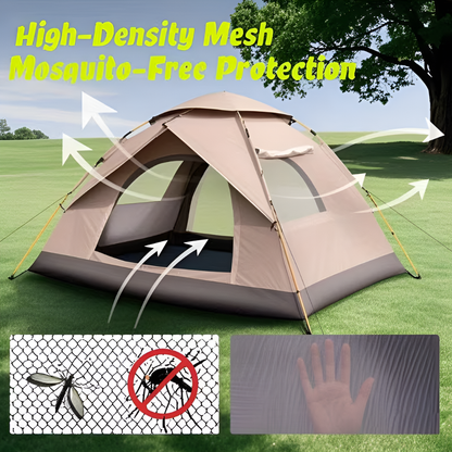 Easy Fast Pitch Waterproof Camping Tent - Vossary