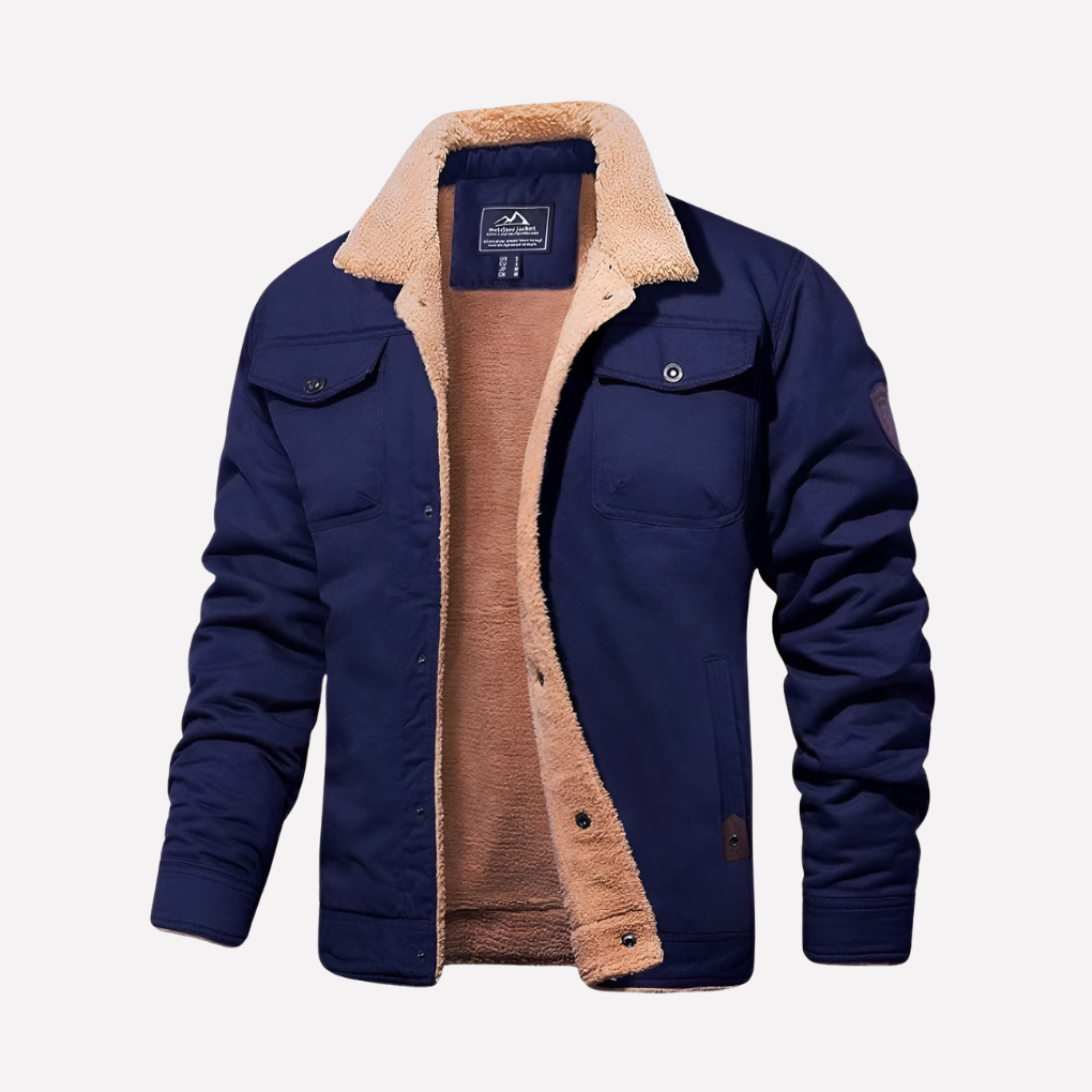 Warm Fleece Mens Jacket - Vossary
