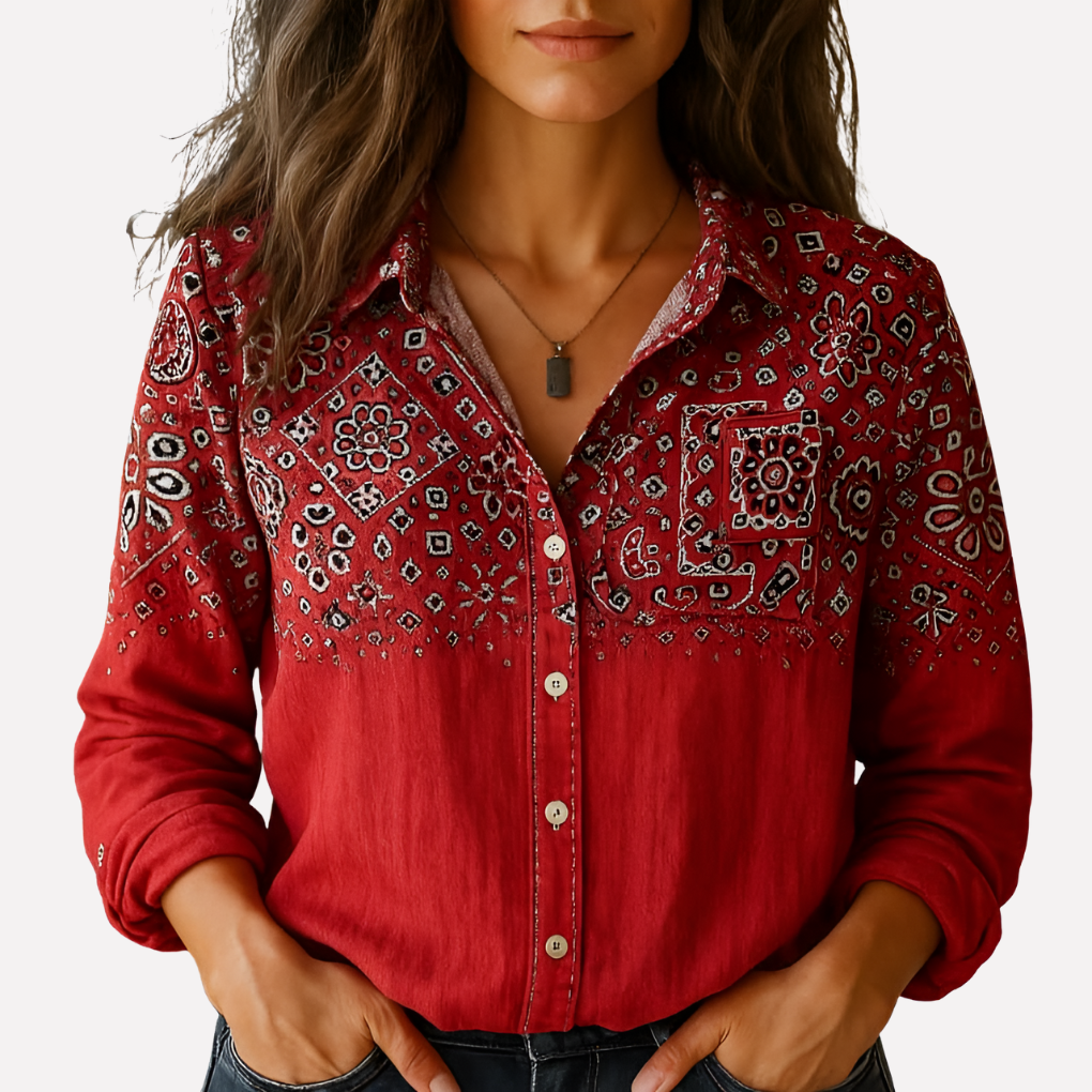 Ladies Classic Collar Shirt - Vossary