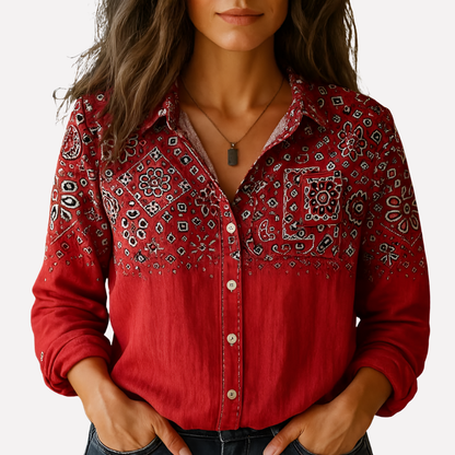 Ladies Classic Collar Shirt - Vossary