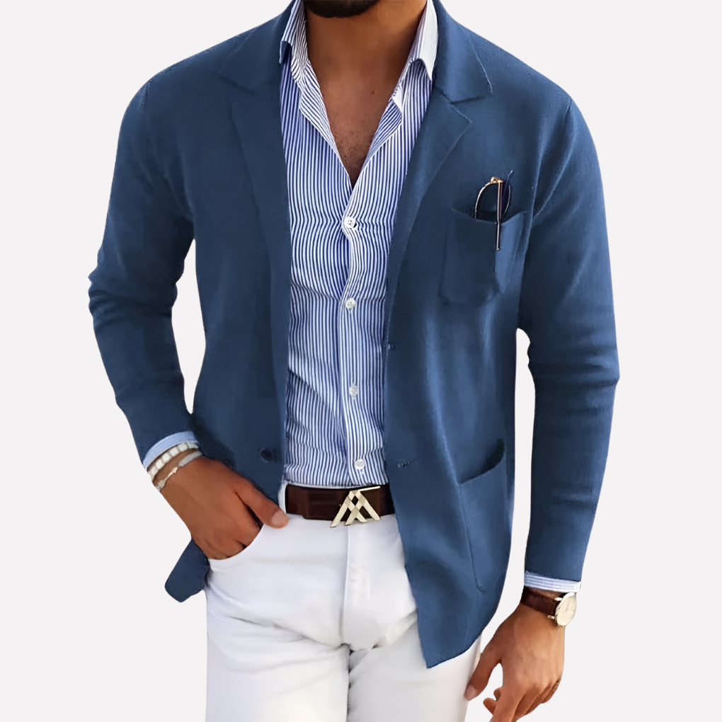 Classic Fit Wool Jacket - Vossary
