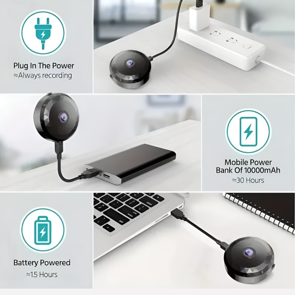 Compact HD Wi-Fi Security Camera - Vossary