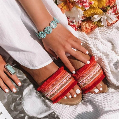 Fashionable Open Toe Women's Slippers