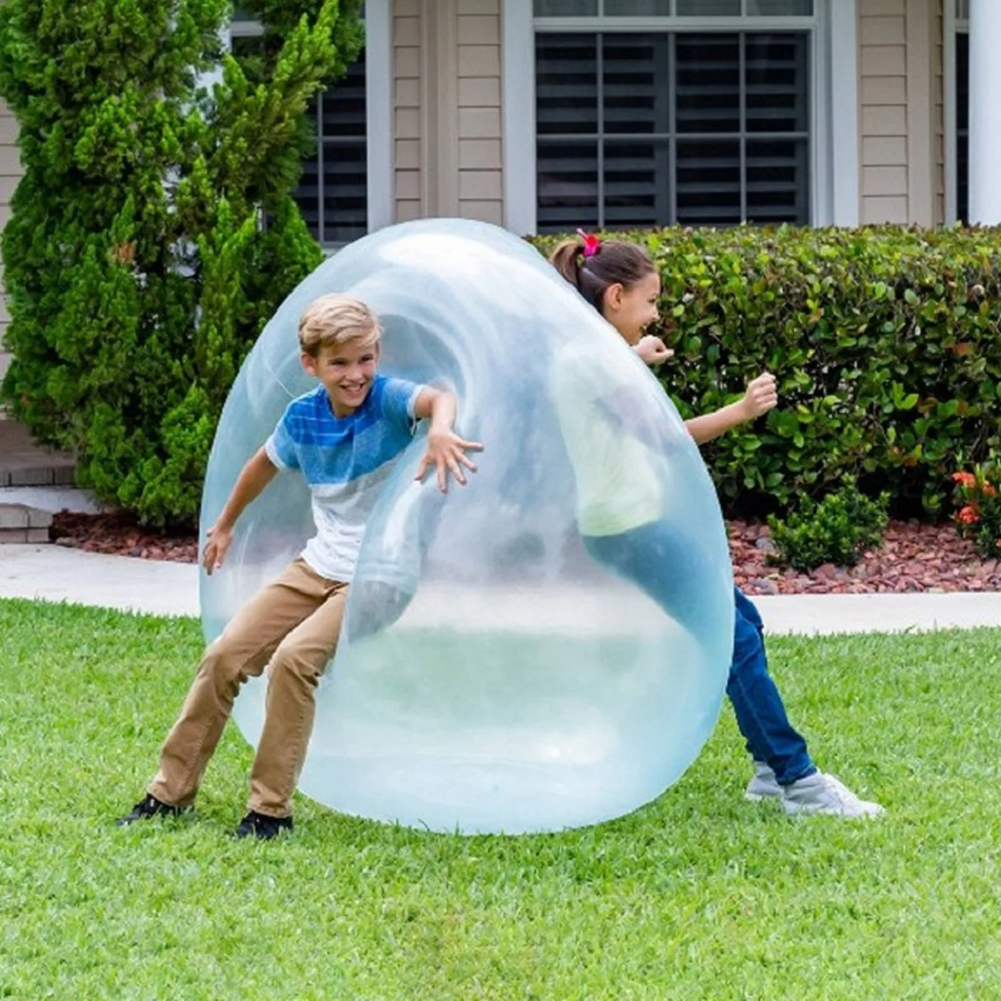 Large Inflatable Beach Ball Toy for Kids Pool Fun - Luxicro