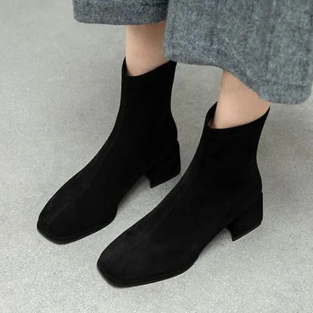 Women's Comfortable Low Heel Ankle Boots