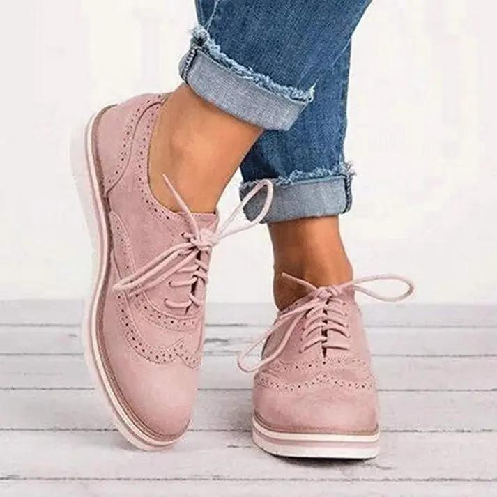 Fashionable Lace-Up Shoes for Women - Vossary