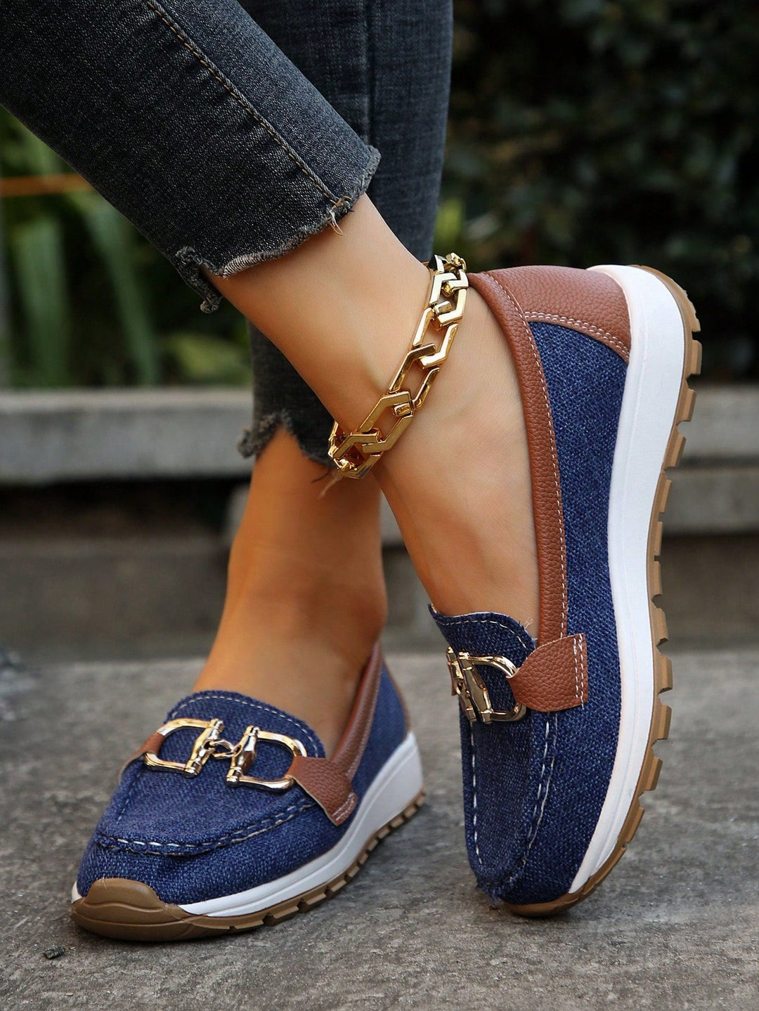 Stylish Women's Loafers - Slip On Comfort Shoes