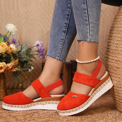 Women's Comfortable High Heel Wedge Sandals