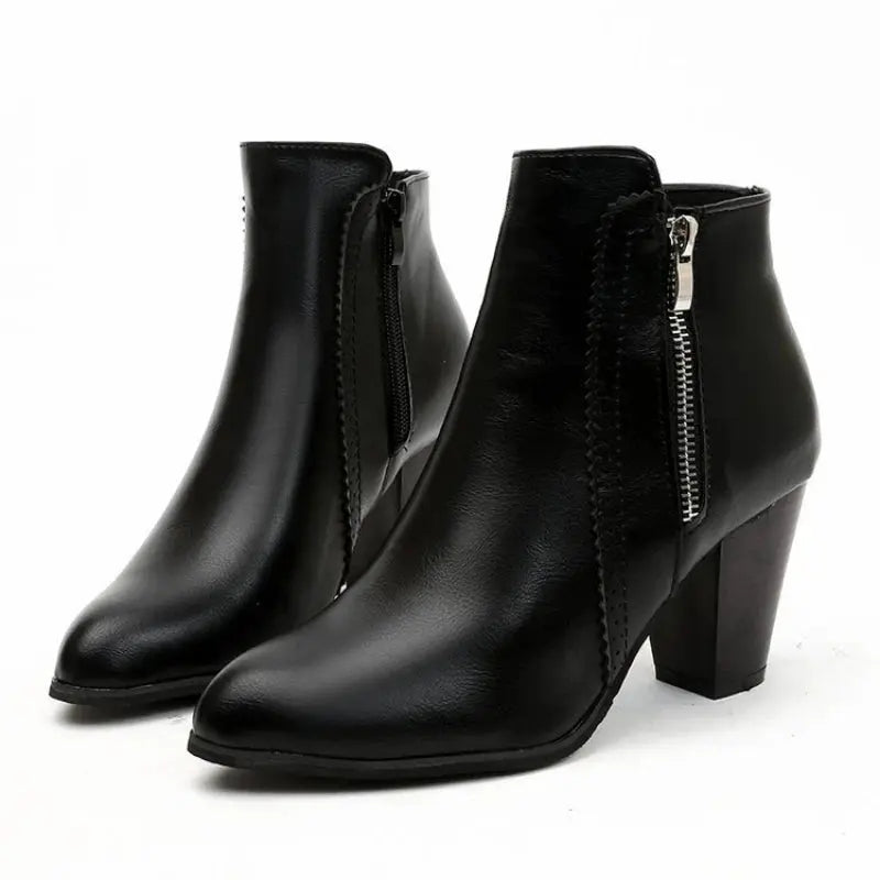 Trendy High Heel Women's Boots - Chic and Comfortable