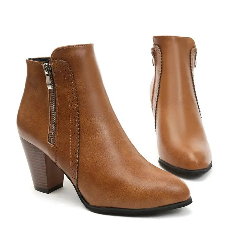 Trendy High Heel Women's Boots - Chic and Comfortable