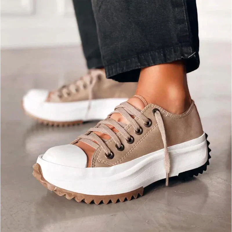 Elevated Lace Up Chunky Sneakers