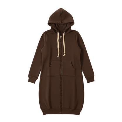 Casual Oversized Zip Up Hoodie