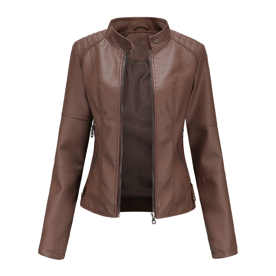 Ella | Women's Classic Fitted Leather Jacket