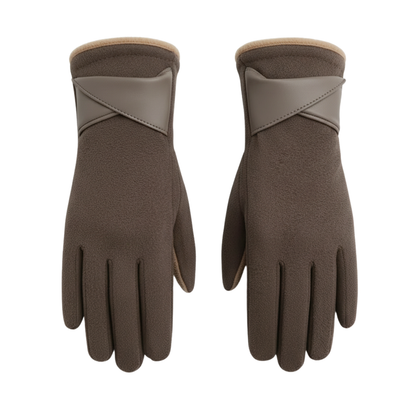 Warm Fleece Lined Women's Winter Gloves - Vossary