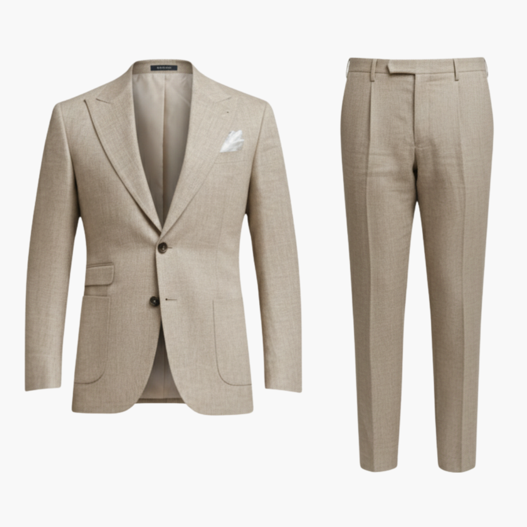Classic Two Button Mens Business Suit - Vossary