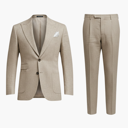 Classic Two Button Mens Business Suit - Vossary