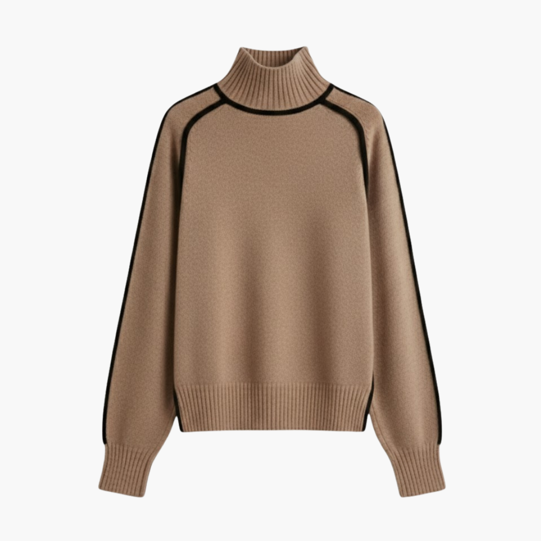 Women's Soft Crew Neck Knit Sweater - Vossary